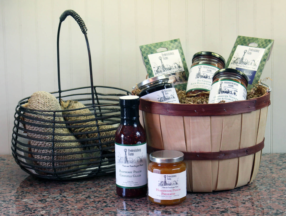 Luxury New Home Gift Basket - Farmhouse - Natural and Organic Items
